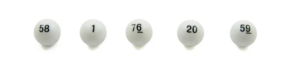 Bolas de loteria — Fotografia de Stock