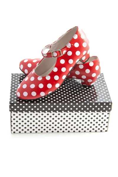 Speckles spanish shoes — Stock Photo, Image