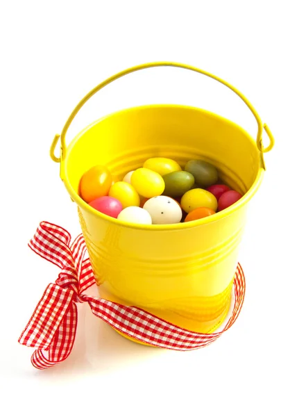 Cubo de Pascua de caramelo — Foto de Stock