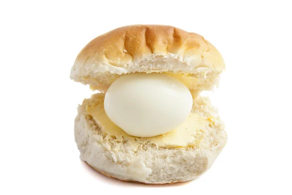 Huevo sobre pan — Foto de Stock