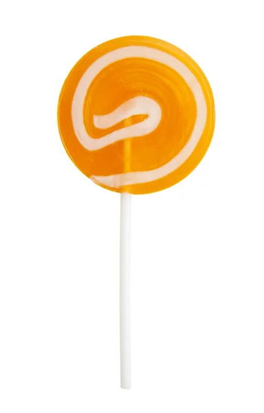 Orange lollypop — Stok Foto