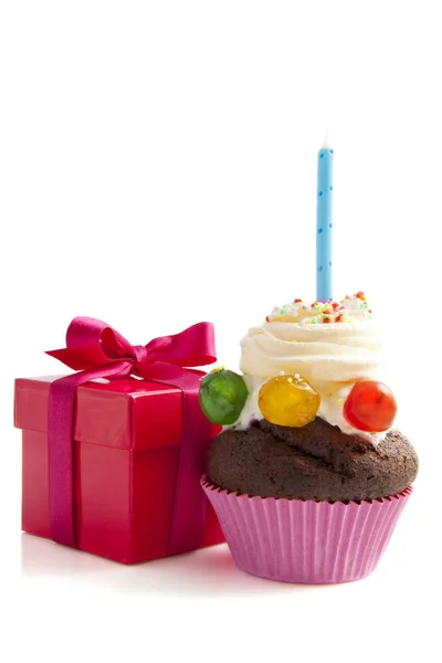 Cupcake születésnap — Stock Fotó