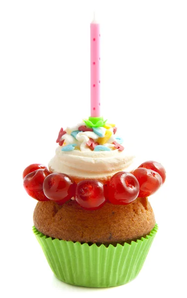 День народження кекс — стокове фото