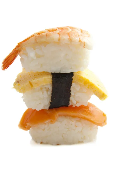 Sushi-Haufen — Stockfoto