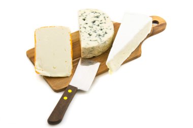 Plate of cheese clipart