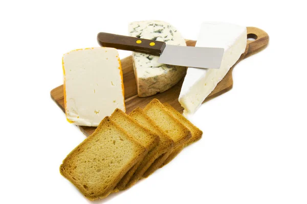 Cheese and toast — Stock Photo, Image