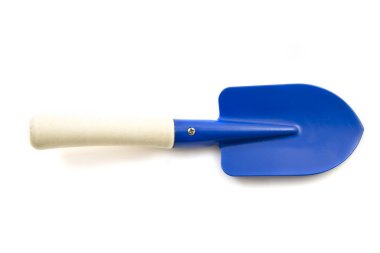 Blue spade clipart