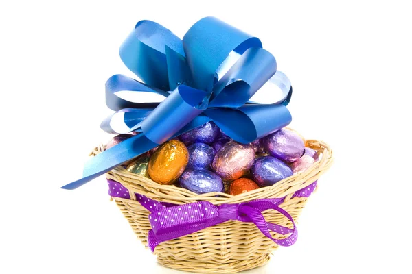 Fancy egg basket — Stock Photo, Image