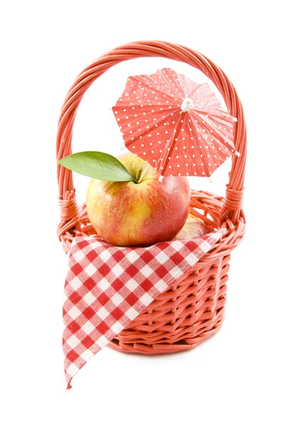 Piknik jabłko — Zdjęcie stockowe