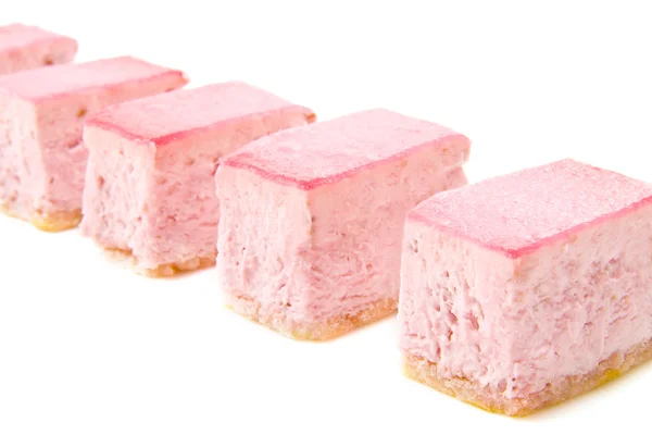 Dolce torta rosa — Foto Stock