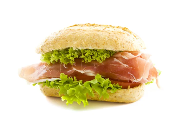 Sandwich cu șuncă — Fotografie, imagine de stoc