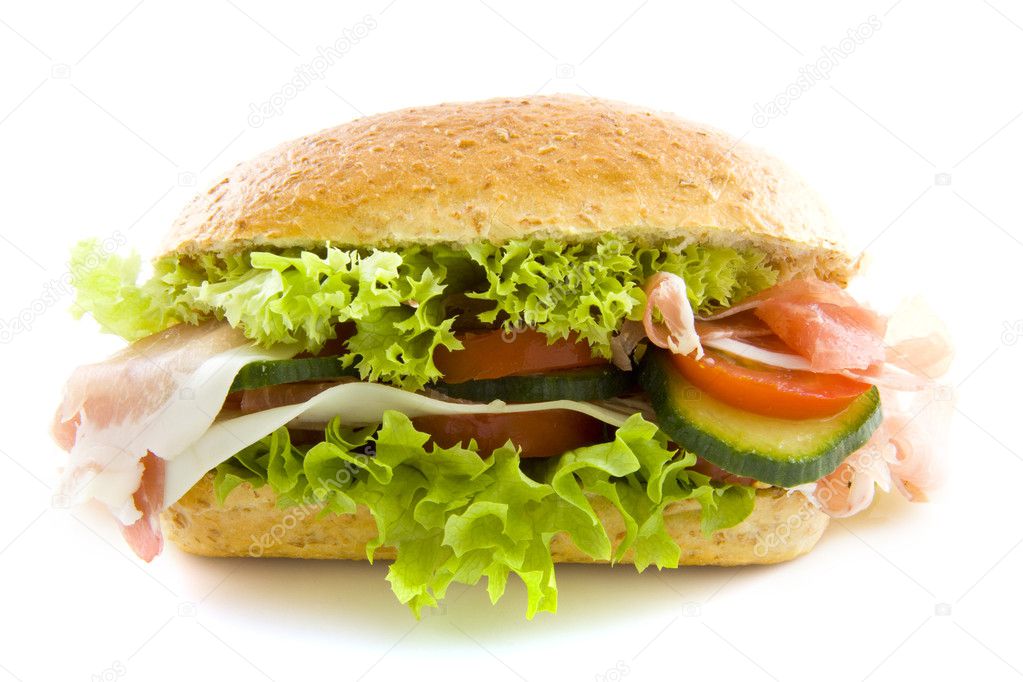 Big healthy sandwich