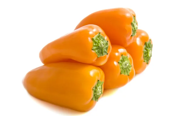 Zblízka oranžové papriky — Stock fotografie