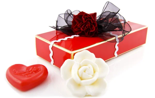 Lüks dekoratif hediye kutusu — Stok fotoğraf