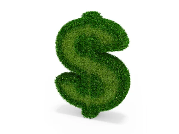 Grass dollar — Stock Photo, Image