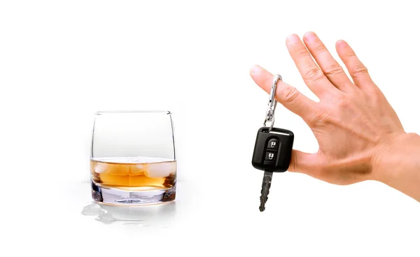 No alcohol and driving — Stock Photo, Image