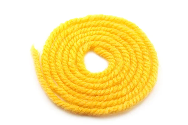 Yellow yarn — Stock Photo, Image