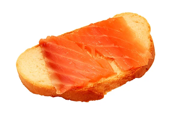 Сэндвич с лососем — стоковое фото