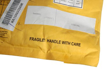 Fragile, handle with care. clipart