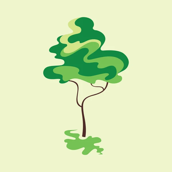 Stylizovaný strom — Stockový vektor
