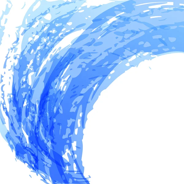 Blauer Pinsel Hintergrund — Stockvektor