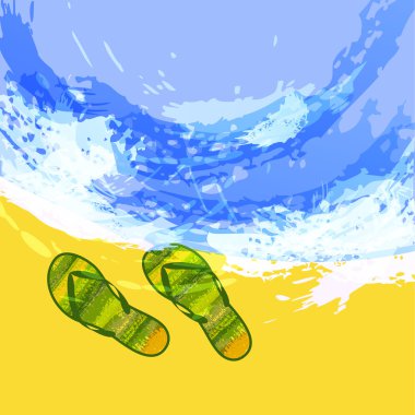 Summer background clipart