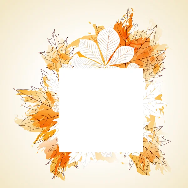 Abstrakter Herbst-Hintergrund — Stockvektor