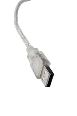 Gümüş usb fiş kablosu ile