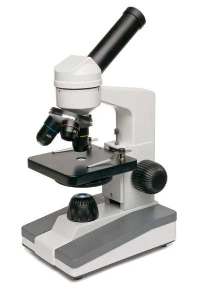 Серый оптический микроскоп — стоковое фото