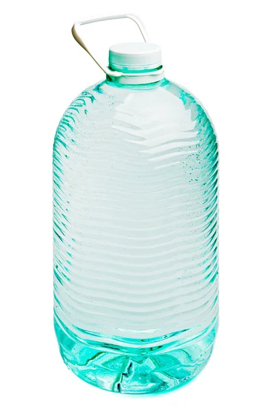 Green five liter bottle — Zdjęcie stockowe