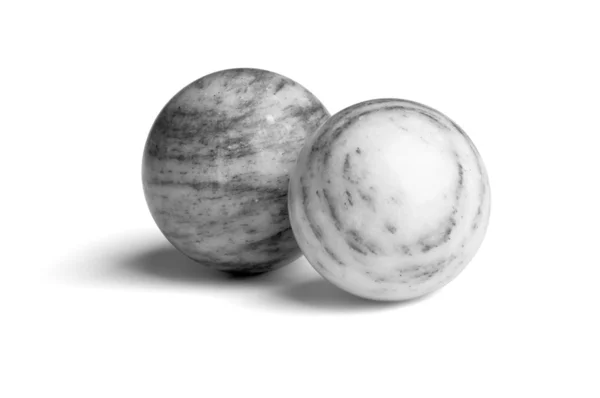 Balls of gray marble — Stock Photo, Image