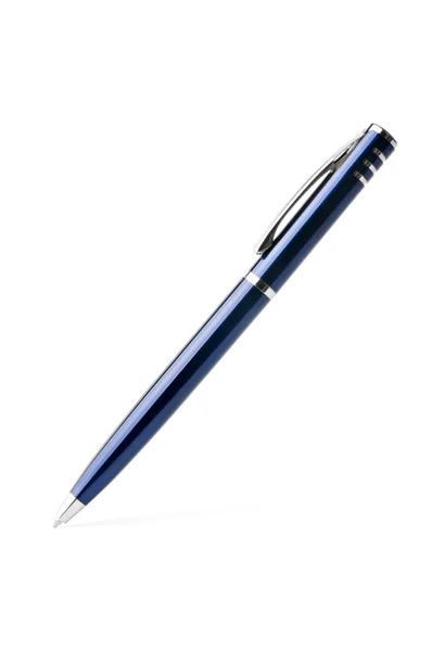 Blauer Kugelschreiber — Stockfoto