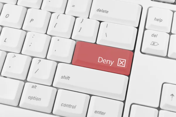 Deny concept — Stock Photo, Image