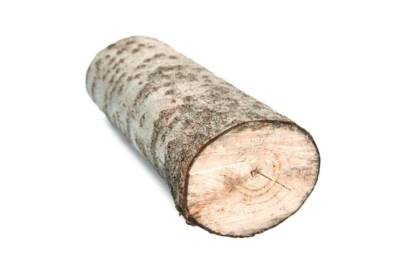 Aspen log Stock Image