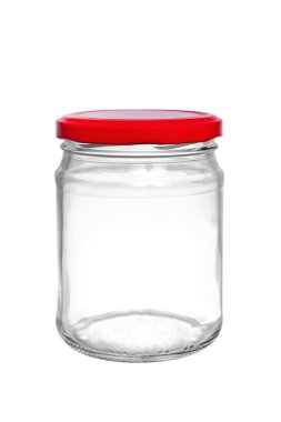 Empty glass jar clipart