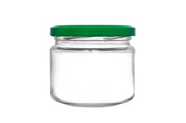 Empty glass jar clipart