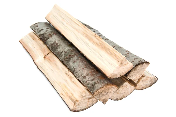 Aspen firewood — Stock Photo, Image
