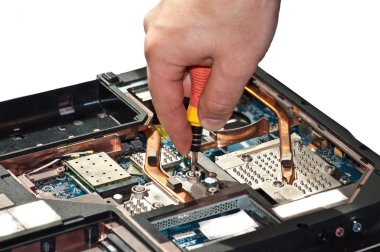 Laptop repair clipart