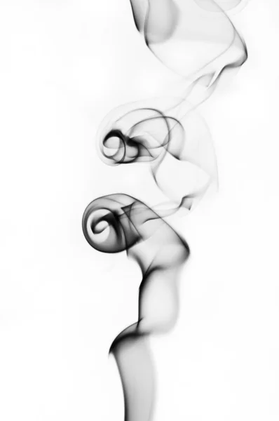 Kouř na homogenní pozadí — Stock fotografie