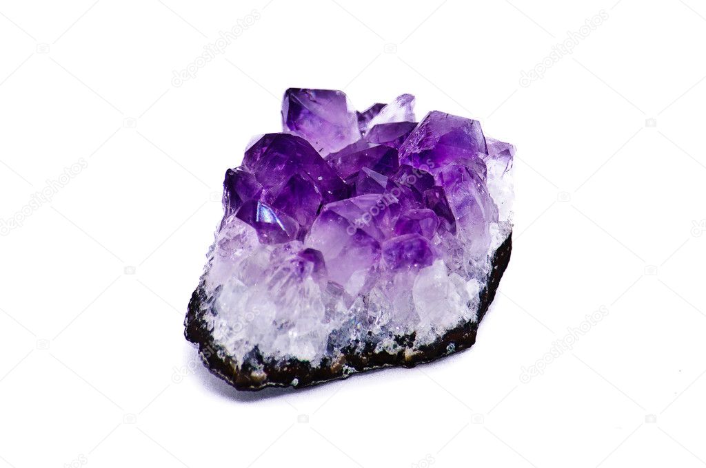 Semi-precious stone Amethyst