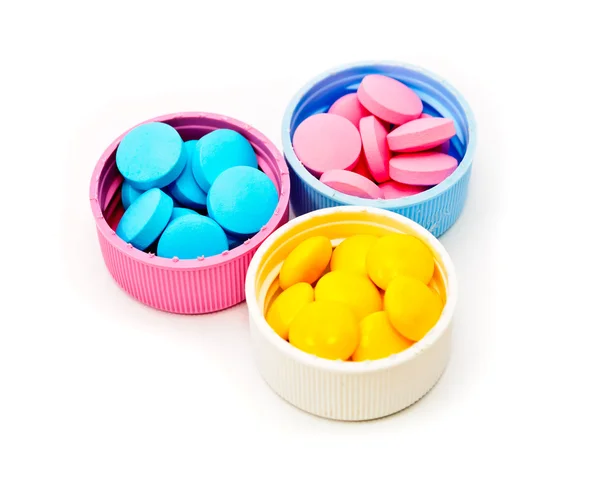 Comprimidos de color —  Fotos de Stock