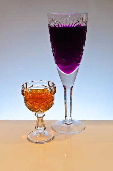 Glass of liquor — Stock Photo, Image