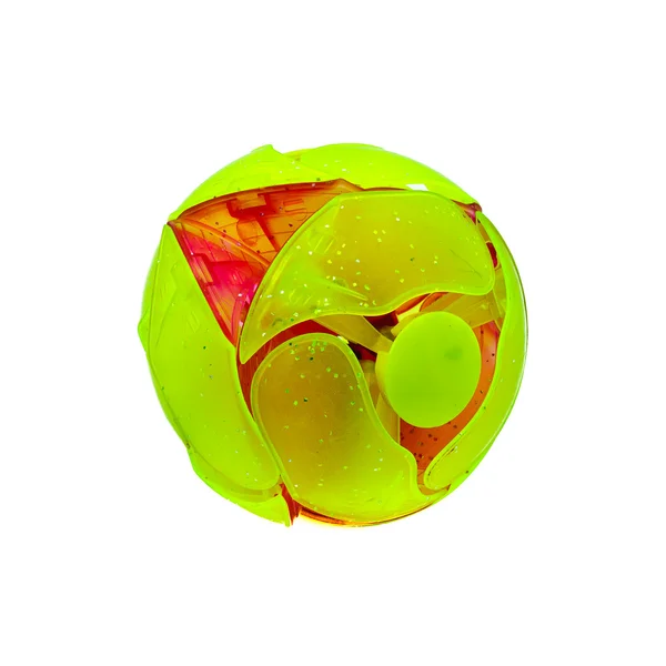Пластикова іграшка м'яч — стокове фото