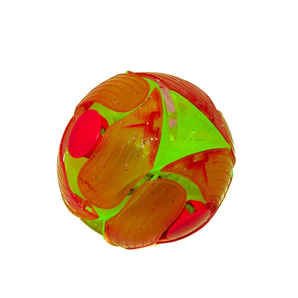 Пластикова іграшка м'яч — стокове фото