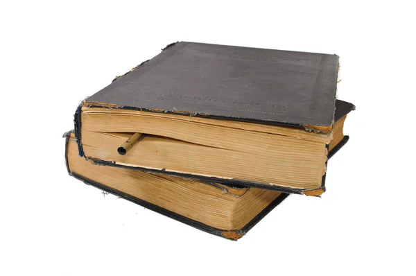 Libros grandes anticuados — Foto de Stock