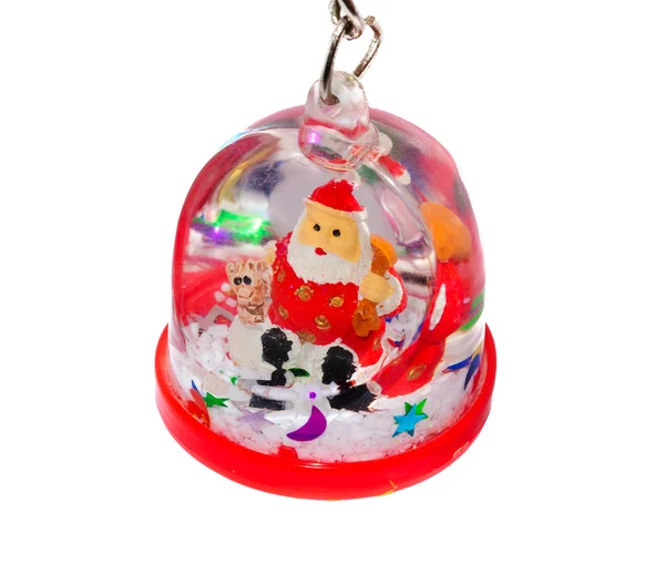 Christmas Keychain Santa Claus — Stock Photo, Image