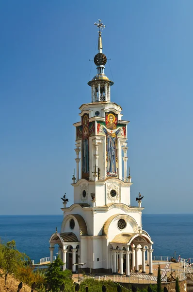 Chiesa sulla spiaggia — Foto Stock