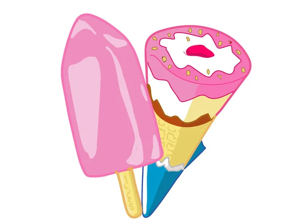 Many Ice Cream — Stock Photo, Image