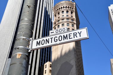 Montgomery Street, San Francisco clipart