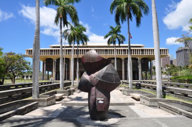 Hawaii State Capitol Building clipart